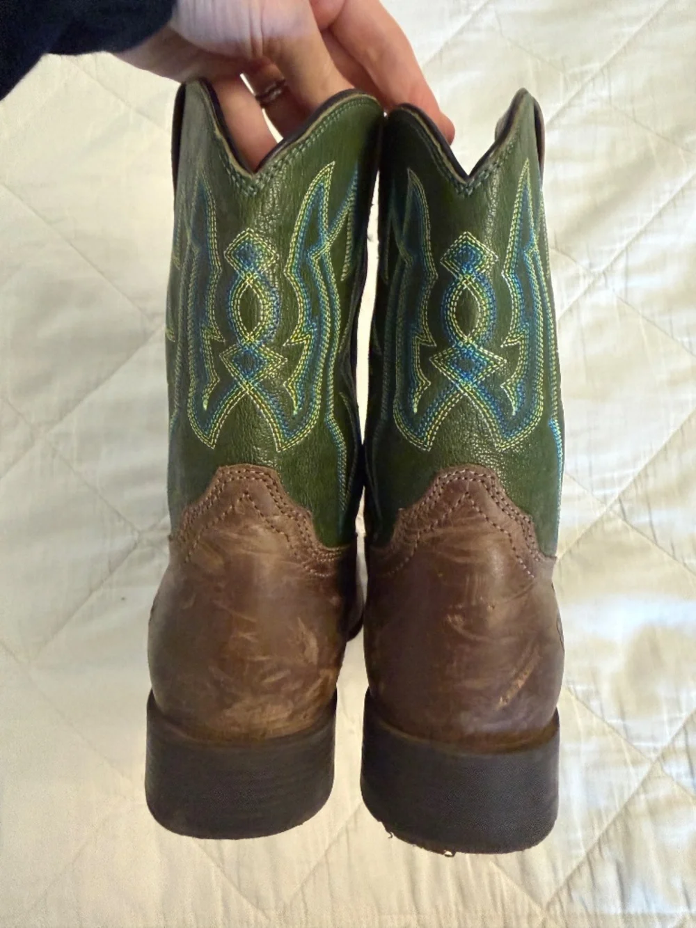 ARIAT kids' pace setter western boots - wide square toe